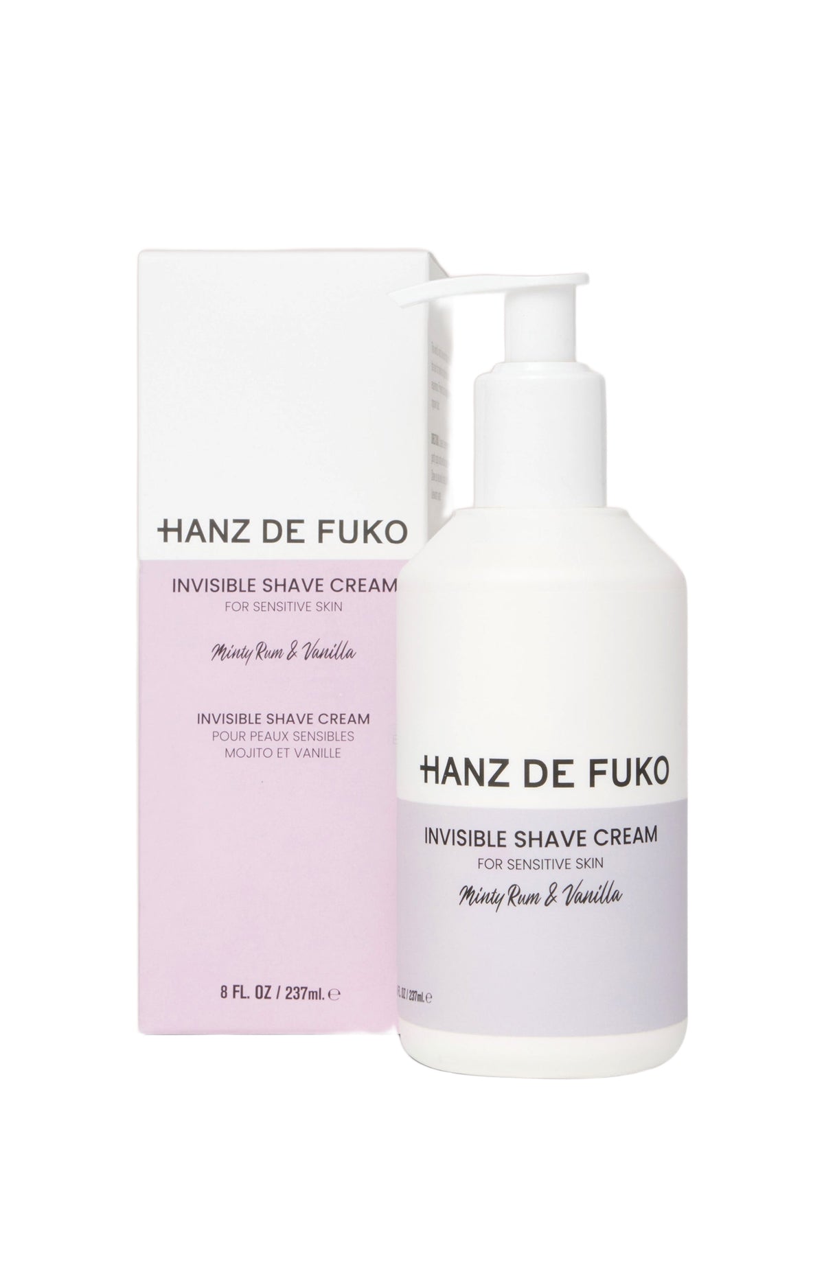 Hanz de Fuko Invisible Shave Cream 237ml