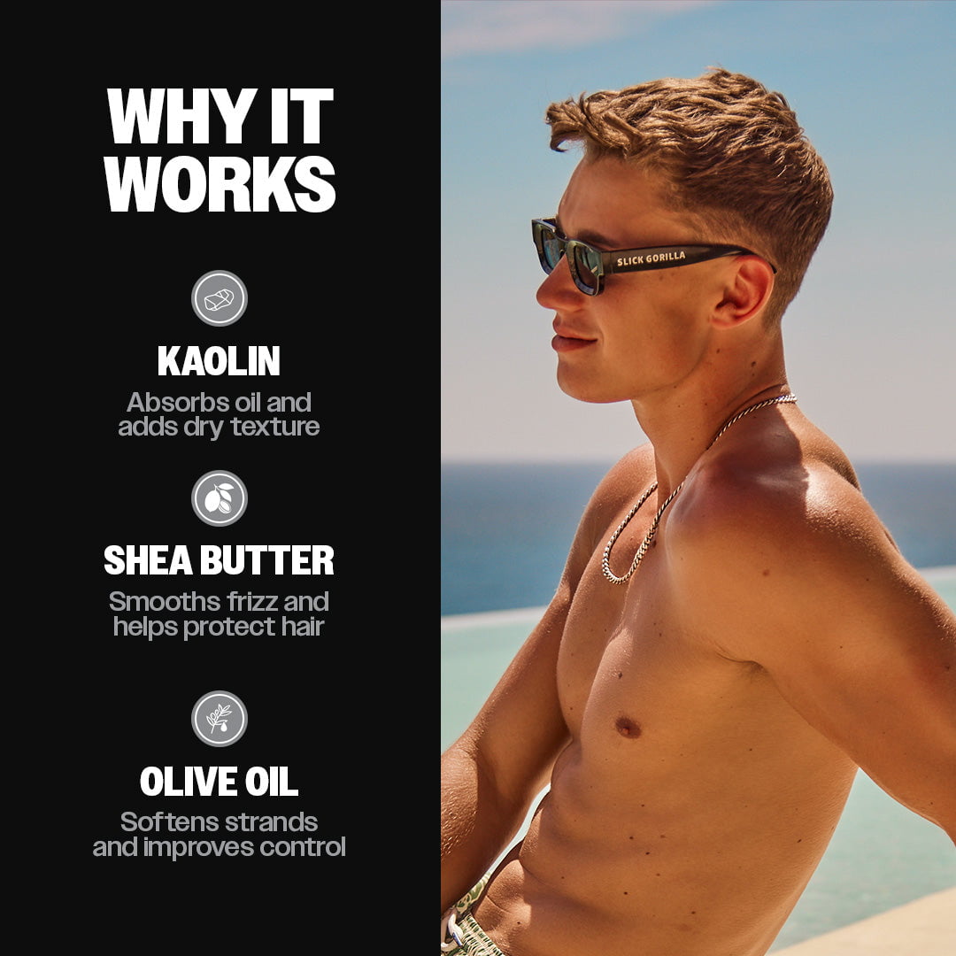 What is in Slick Gorilla Lightwork: kaolin, shea butter and olive oil