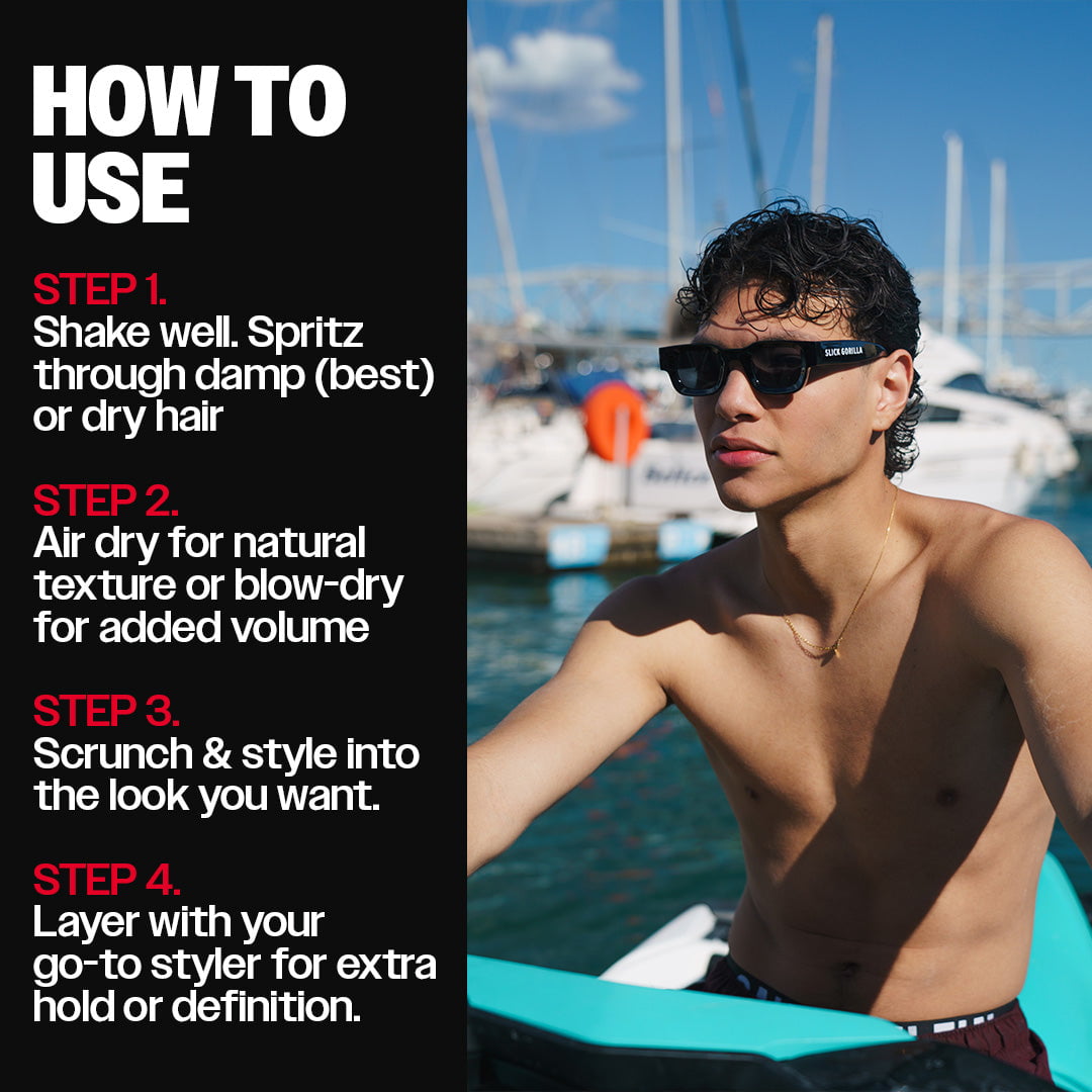 How to use Slick Gorilla Sea Salt Spray